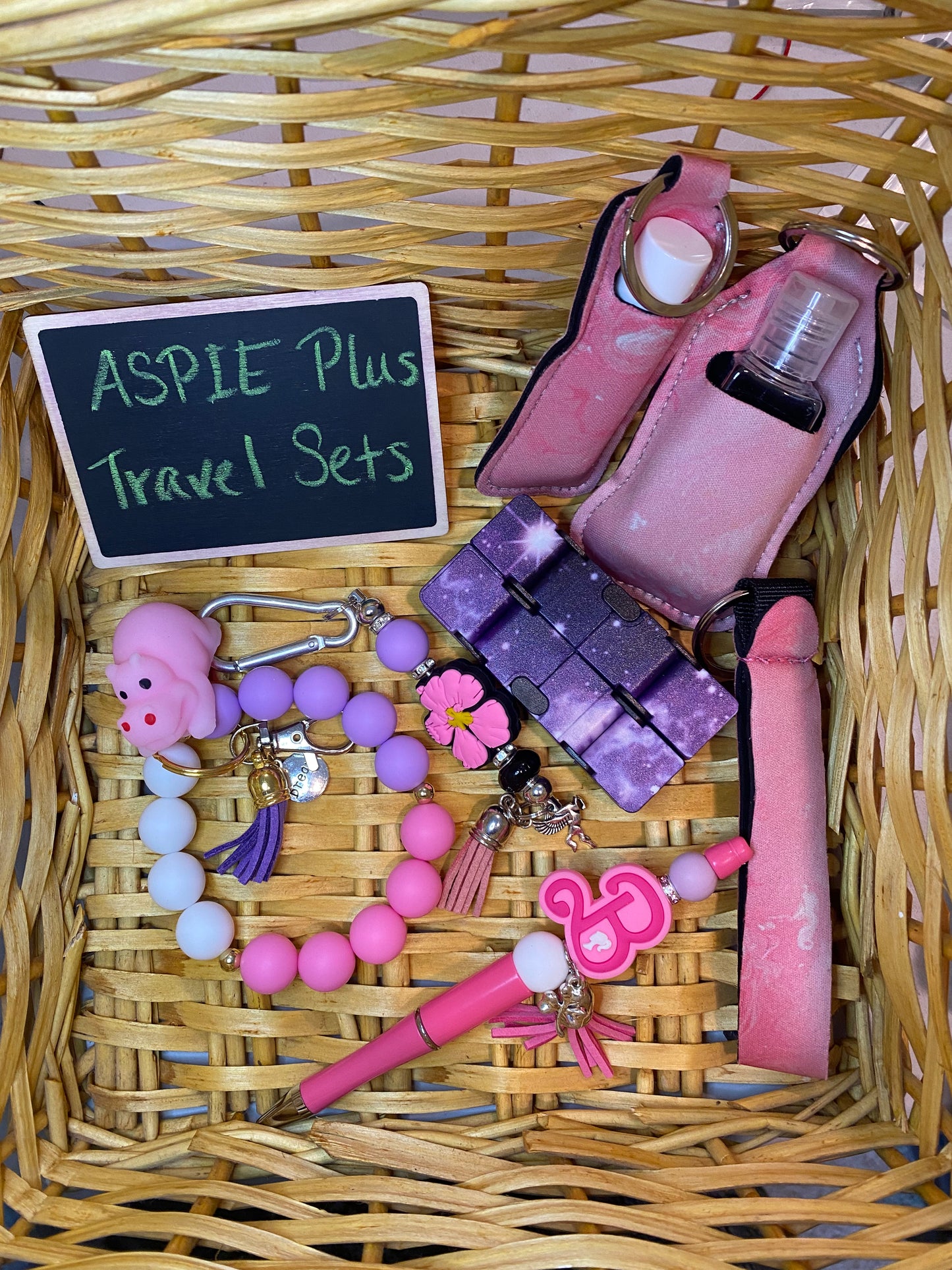 Aspie Plus Travel Kits Pink Purple