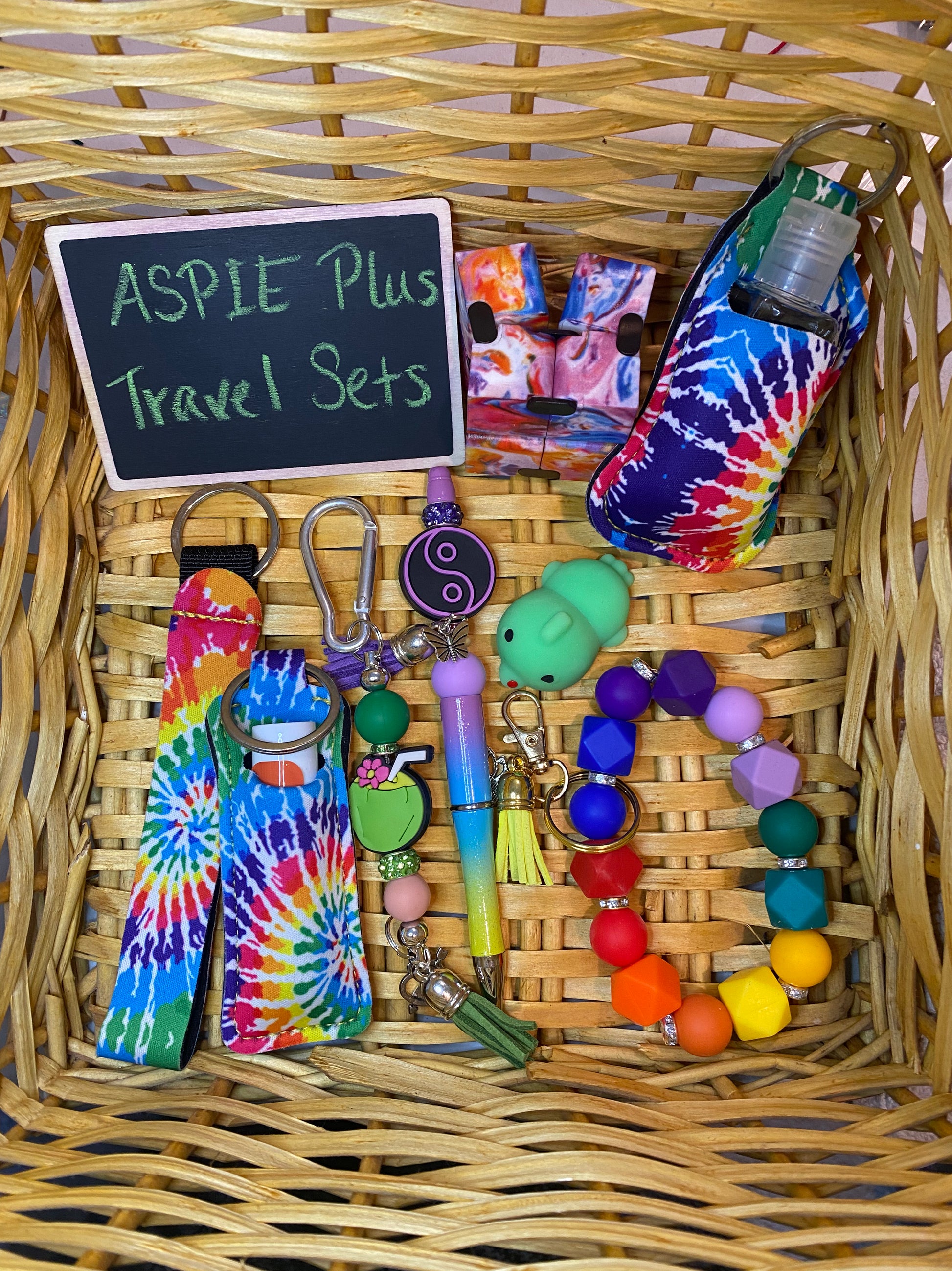 Aspie Plus Travel Kits Tie Dye