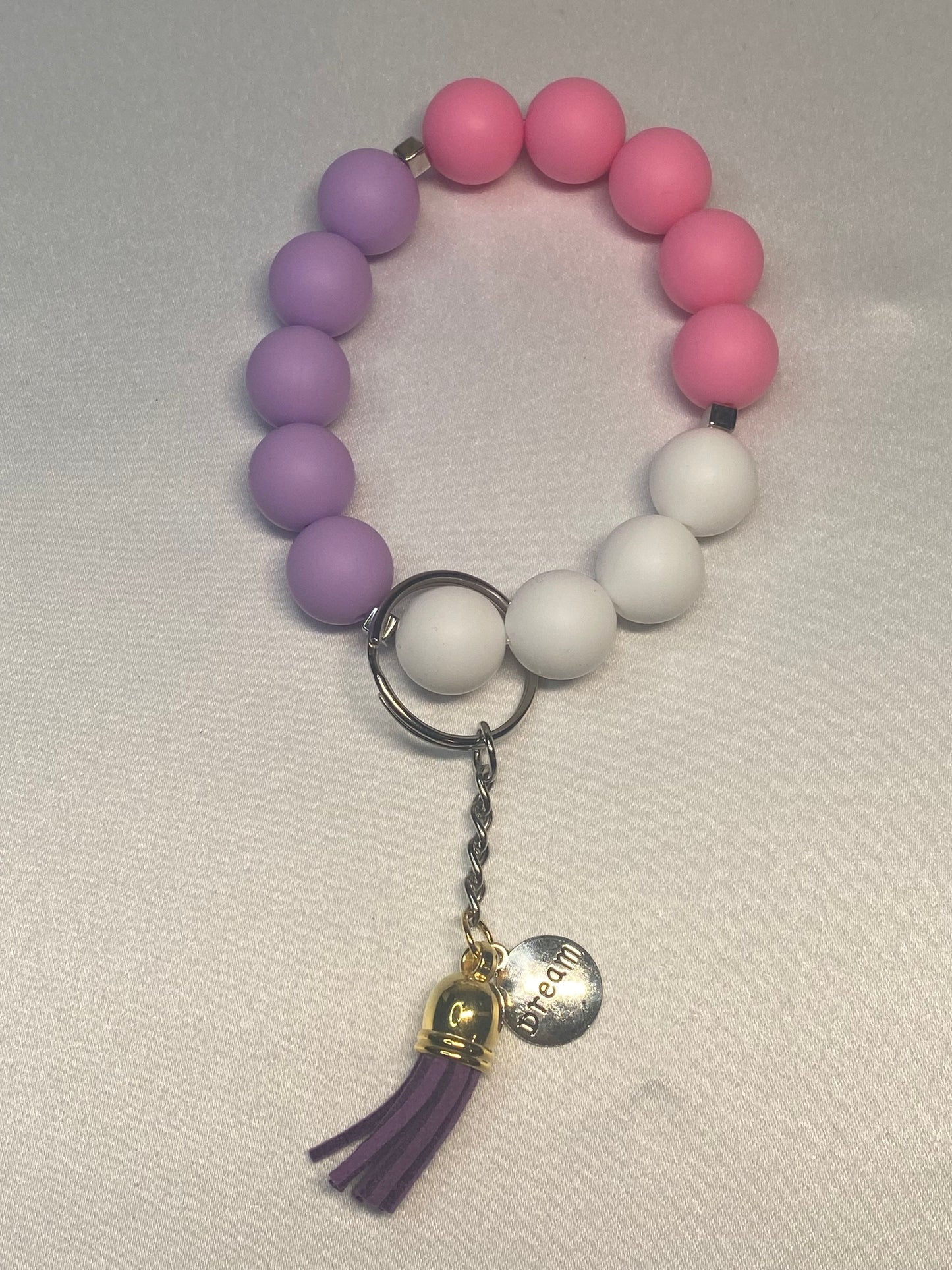 Beaded Bracelet - Pink/Purple Style