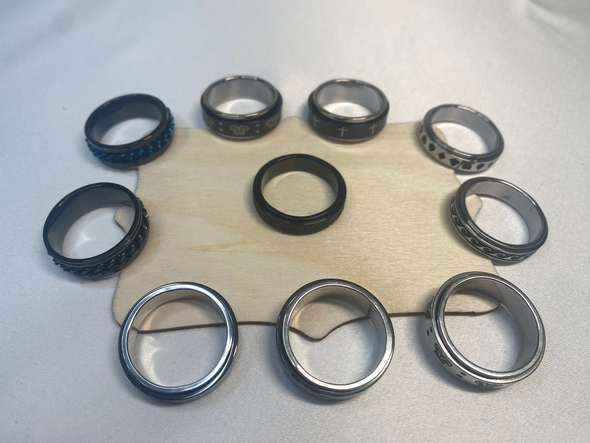 Fidget Spinning Rings