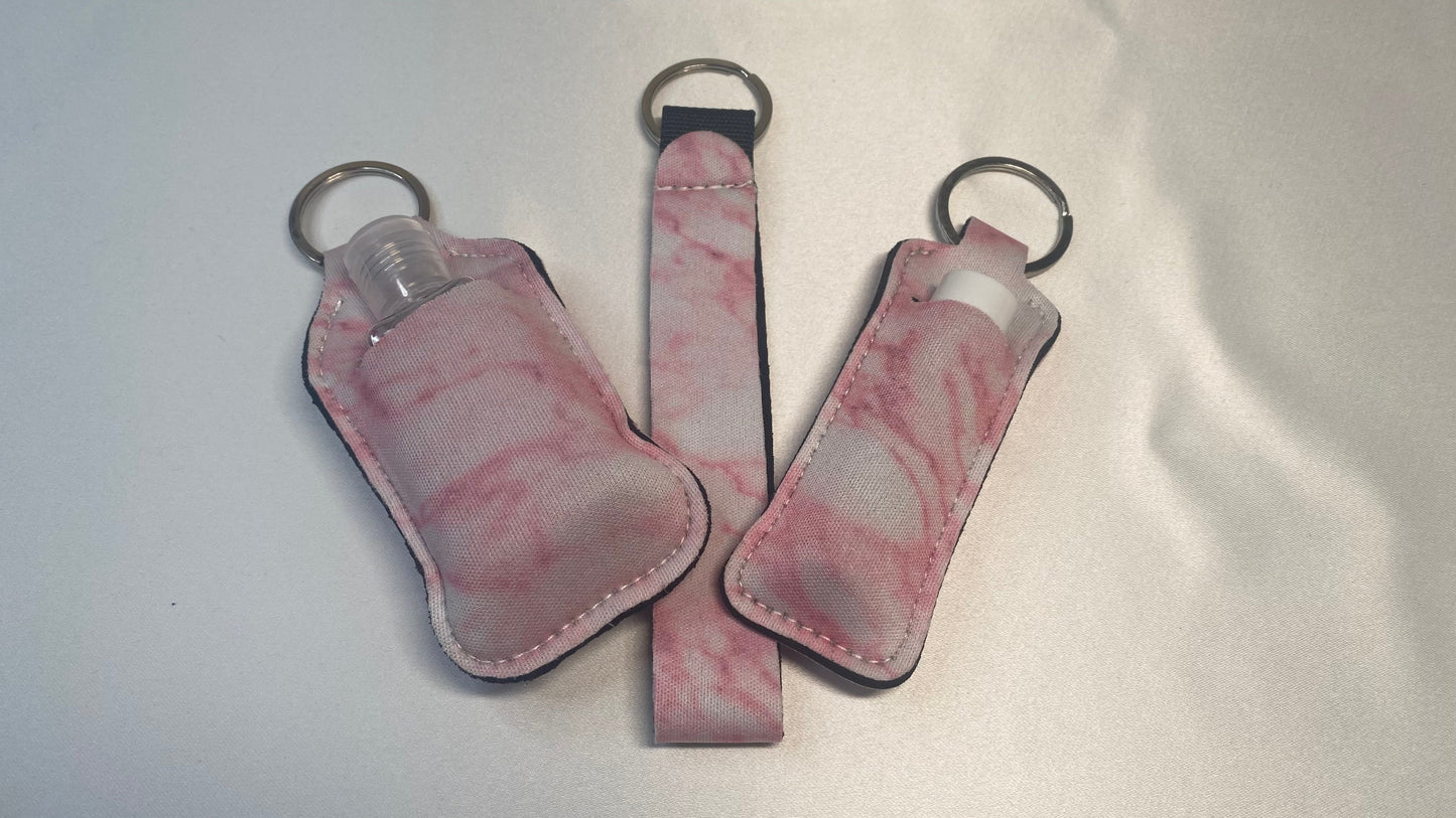 Travel Set - Pink Marble