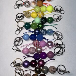 Large 3-Bead Fidget Keychains