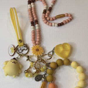 Golden Yellow Fidget Lanyard