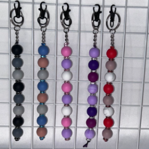 8-Bead Deco Keychain